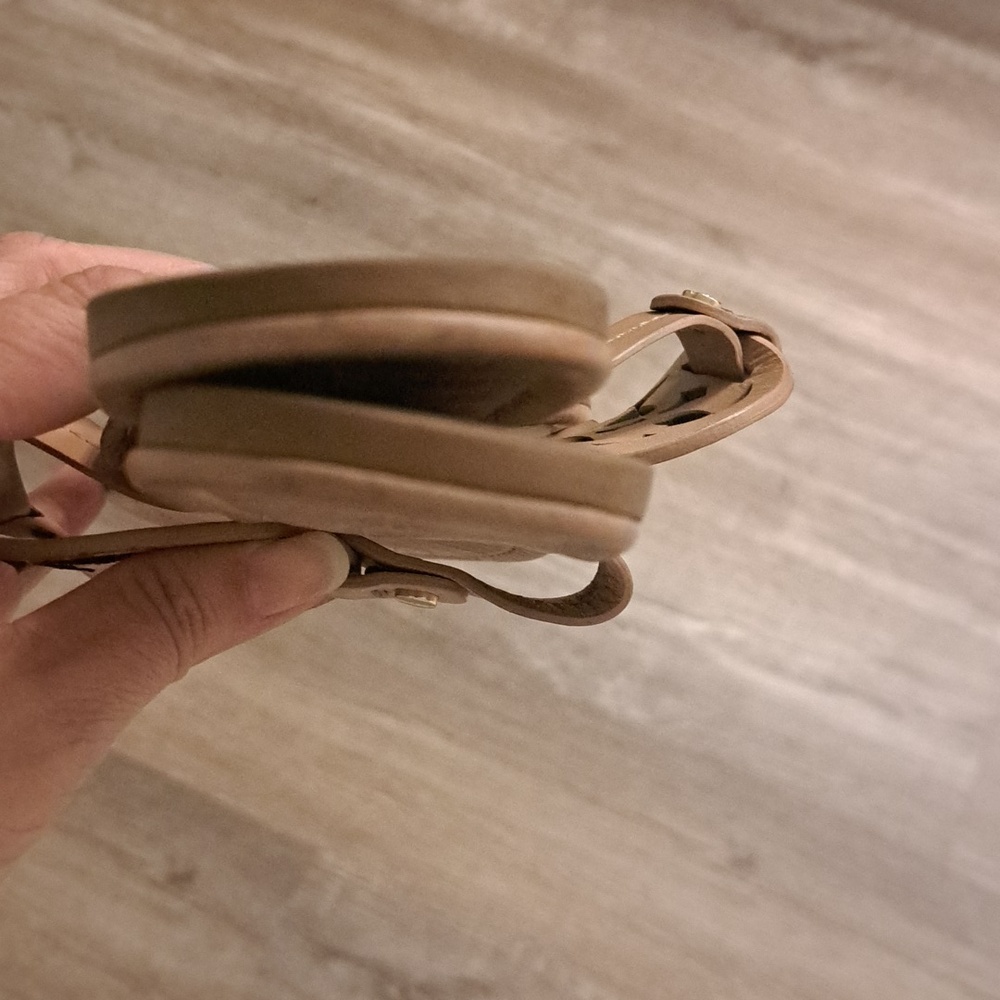 Tory Burch Miller Brown Leather Sandals - Picture 9 of 9